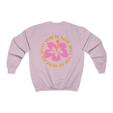 Load image into Gallery viewer, now is now crewneck
