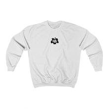 Load image into Gallery viewer, now is now crewneck - black and white