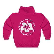 Load image into Gallery viewer, now is now hoodie - hot chocolate