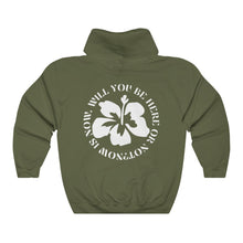 Load image into Gallery viewer, now is now hoodie - hot chocolate