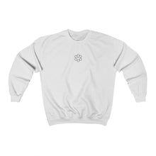 Load image into Gallery viewer, treat yourself with kindness crewneck - black and white