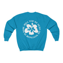 Load image into Gallery viewer, now is now crewneck - black and white