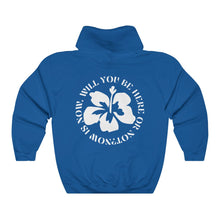 Load image into Gallery viewer, now is now hoodie - hot chocolate
