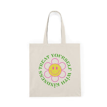 Load image into Gallery viewer, treat yourself with kindness tote
