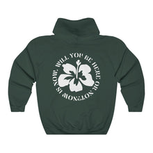 Load image into Gallery viewer, now is now hoodie - hot chocolate

